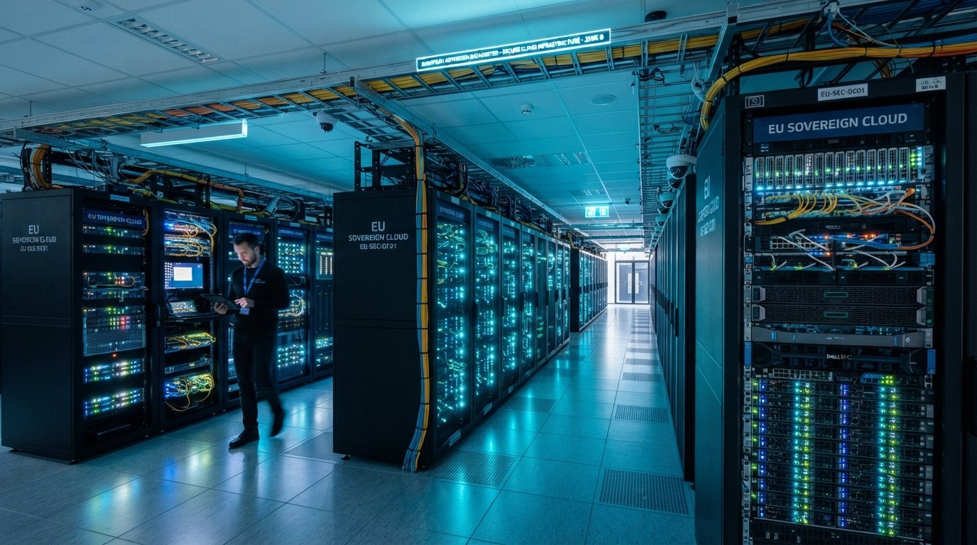 European Tier 3 datacenter node rack enclosure